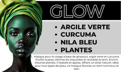 masque glow dakar